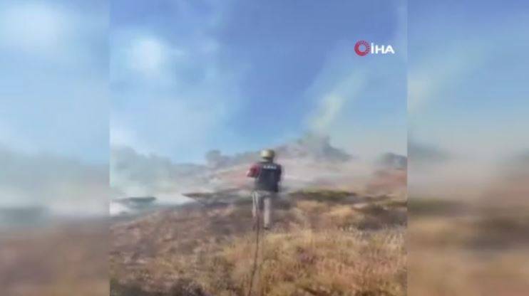 Adıyaman'daki yangınlarda 14 hektar alan zarar gördü 11